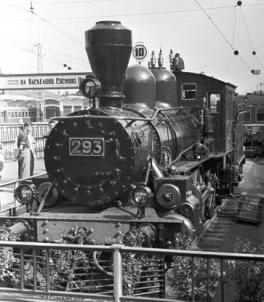 Steam locomotive No. 293, on which VI Lenin went to Finland to escape the persecution of the interim government. In October 1917 he secretly returned to Russia. Sputnik