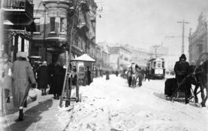 Kiev, pre-revolutionary Kreshchtik street. Sputnik