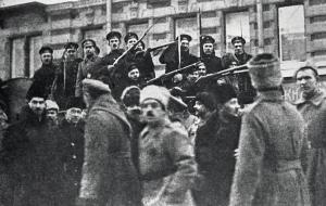 Aurora sailors during the October Days, 1917, Petrograd. Sputnik